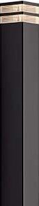 Nordlux lampione olmo e27 nero ip44 80cm - 4800830