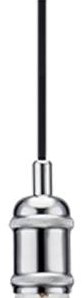Nordlux colgante cordón e27 avra cromo - 4800190
