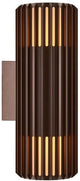 Nordlux aplique aludra redondo doble 2x e27 marrón ip54 - 4800945