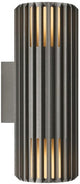 Enzo nordlux wandlamp aludra rond dubbel 2x e27 zilver antraciet ip54 - 4800944