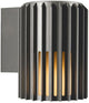 Nordlux lampada da parete aludra rotonda e27 argento antracite ip54 - 4800941