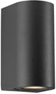 Nordlux aplique canto maxi2 redondo 2x gu10 negro ip44 - 4800952