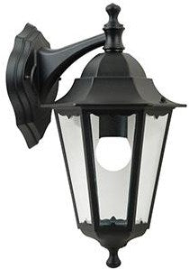 Nordlux aplique cardiff down e27 negro ip44 - 4800924