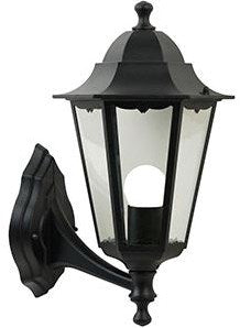 Nordlux aplique cardiff up e27 negro ip44 - 4800922