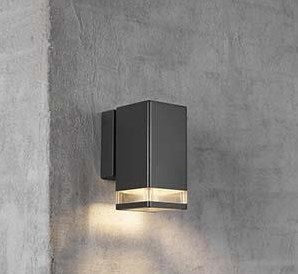 Nordlux lampada da parete olmo gu10 nero ip44 - 4800910