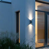 Enzo nordlux wandlamp nico vierkant 2x gu10 antraciet ip54 - 4800919
