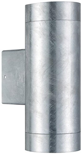Nordlux lampada da parete latta maxi doppia 2x gu10 zincata ip54 - 4800938
