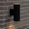 Nordlux aplique estaño maxi doble 2x gu10 negro ip54 - 4800936