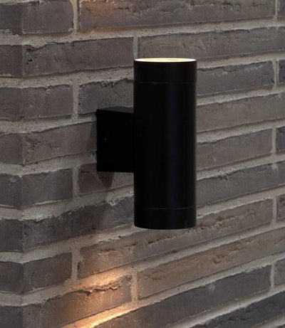 Nordlux lampada da parete latta maxi doppia 2x gu10 nero ip54 - 4800936