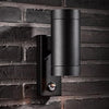 Enzo nordlux wandlamp tin maxi double met sensor 2x gu10 zwart ip54 - 4800929