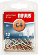 Rivetto cieco Novus c4 x 12 mm, rame | 20 pezzi - 045-0040 045-0040