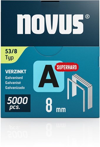Novus non con filo fine a 53 8mm super duro (5.000 pezzi) - 042-0762