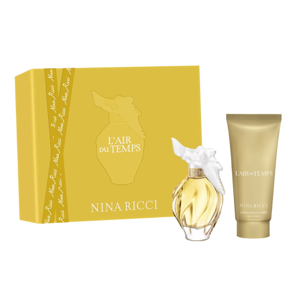 Nina Ricci l'air du temps set regalo eau de toilette 50ml + lozione corpo 75ml donna