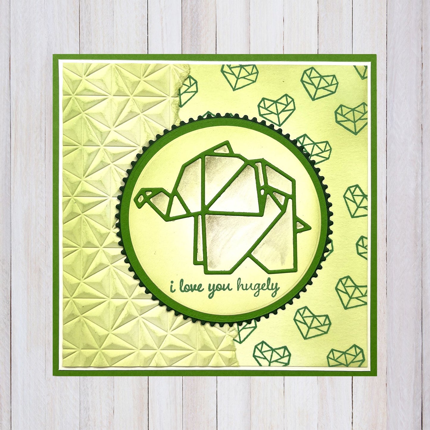 Nellie's choice • clear stamps origami tekst en dieren 14st.