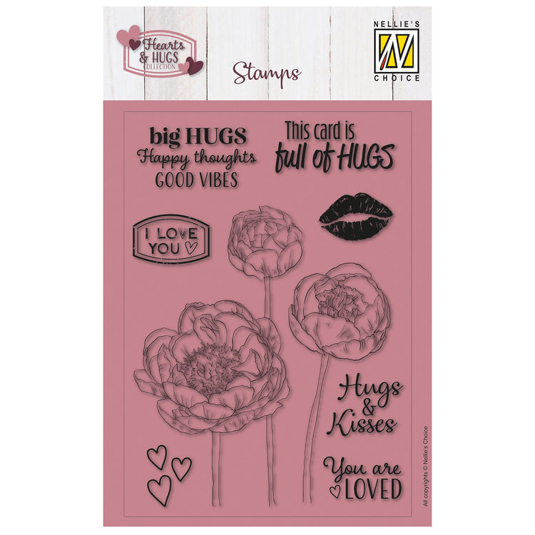 Nellie's choice • clear stamps full of hugs 9st.