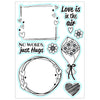 Nellie's choice • clear stamps no words, just hugs 8st.