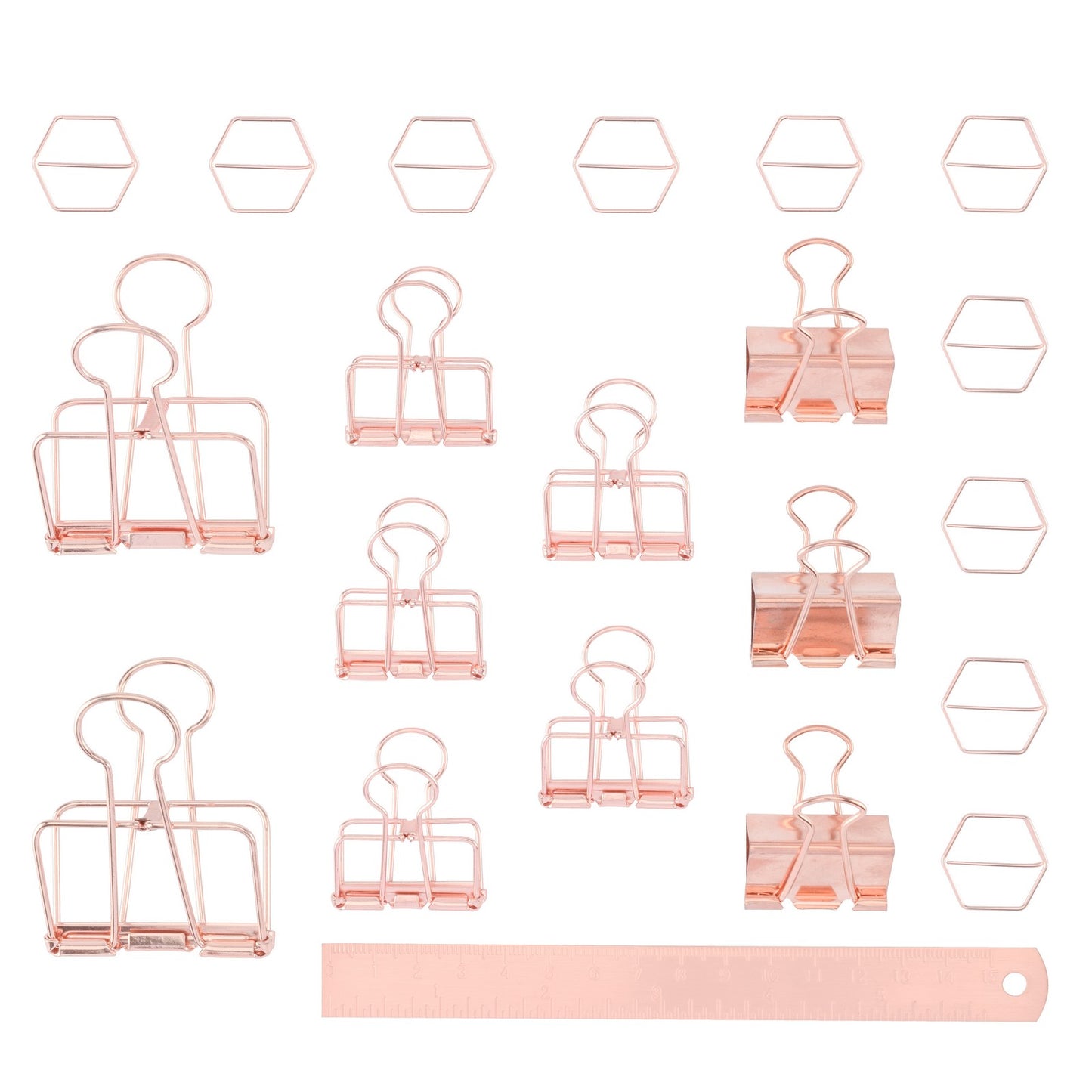 Nienke vletter • juego de papelería oro rosa