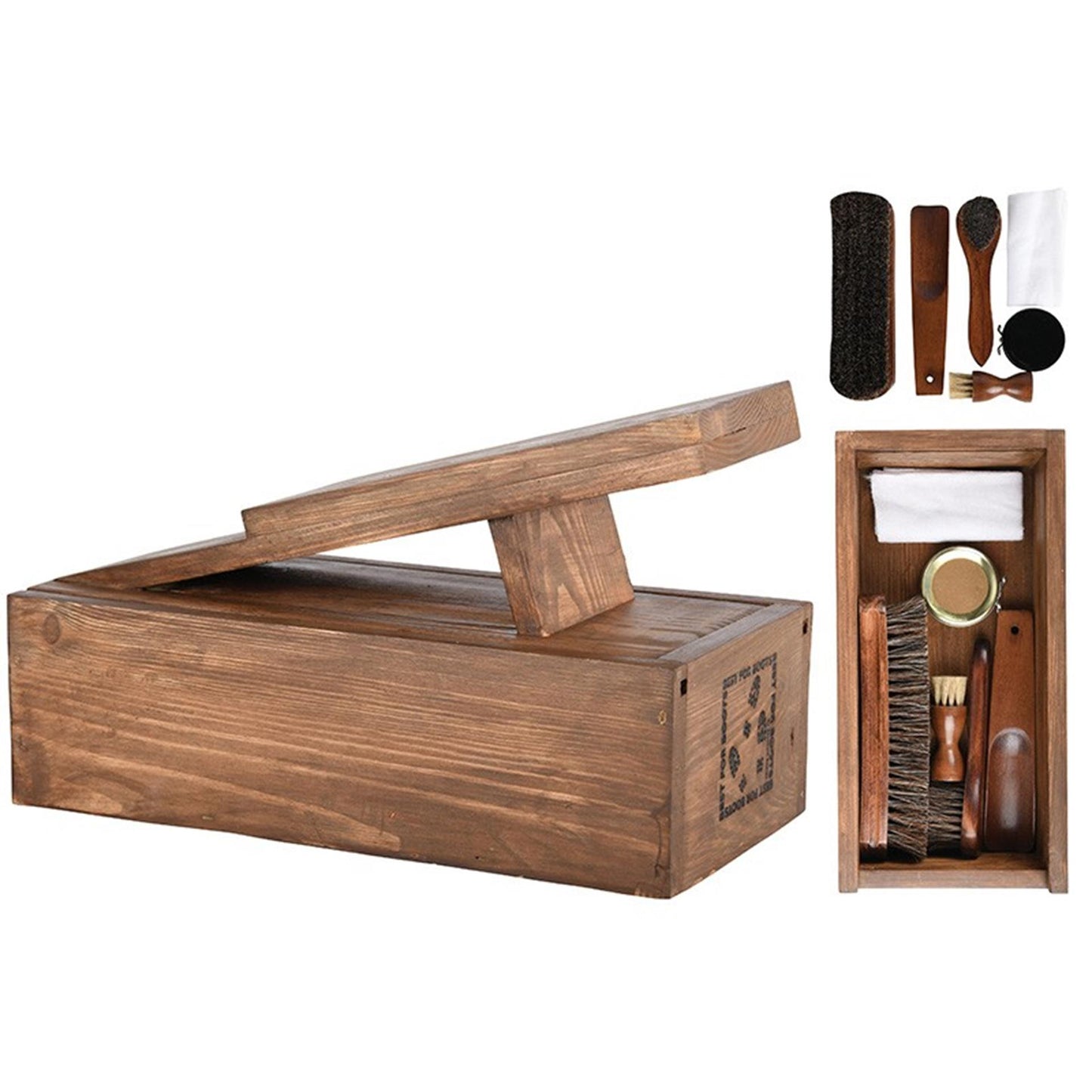Esschert design shoe cleaning set