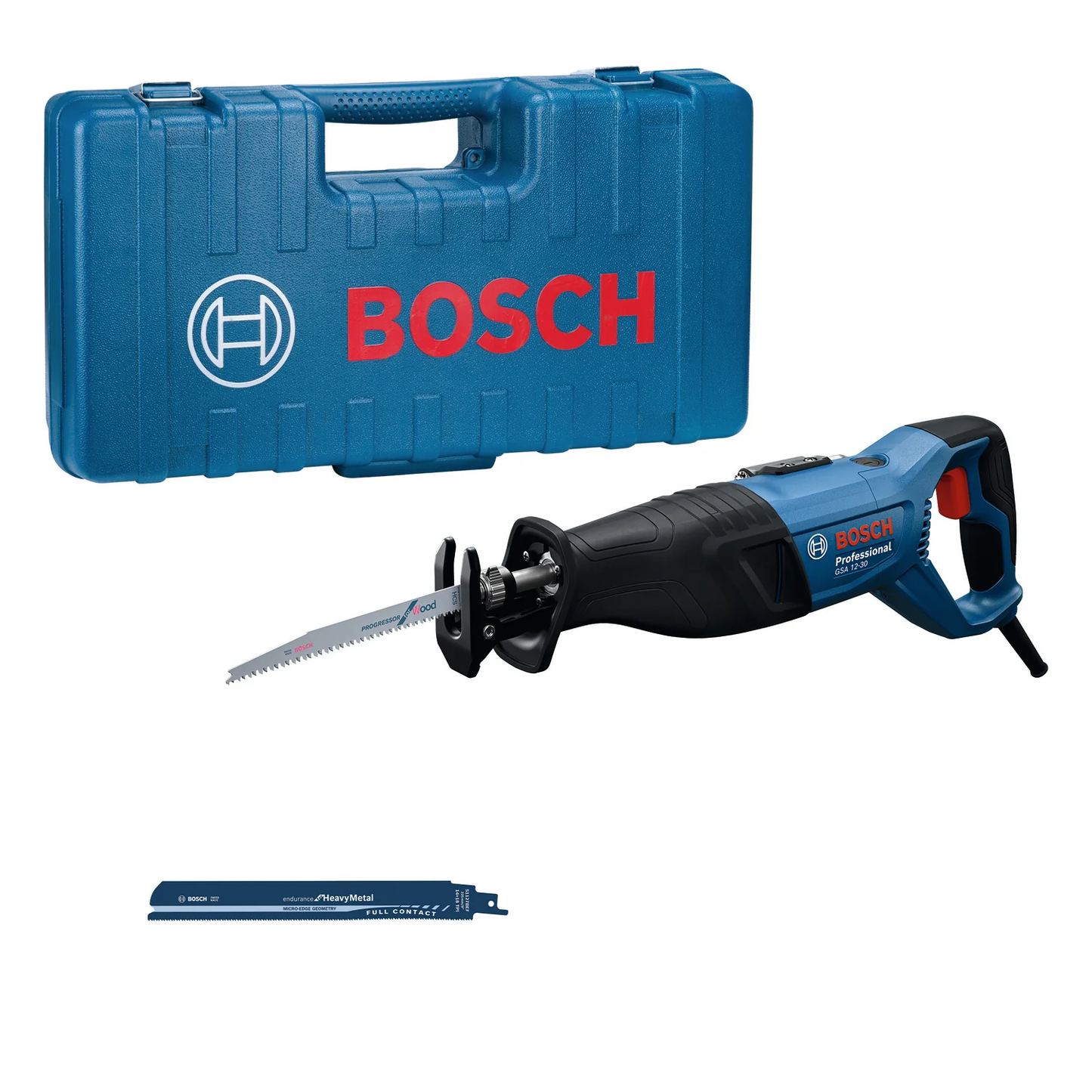 Sierra alternativa bosch azul gsa 12-30 | en estuche + hoja de sierra alternativa - 06016c7000