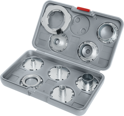 Bosch accessoires pro template guide set metrisch voor bovenfrees | 9-delig - 2608190064