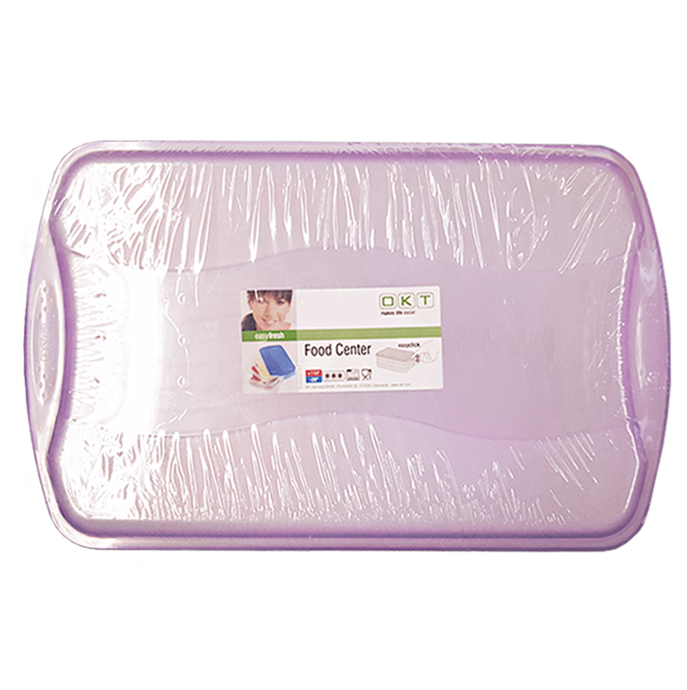 Oct recipientes para alimentos frescos easy fresh morado con tapa 3 piezas