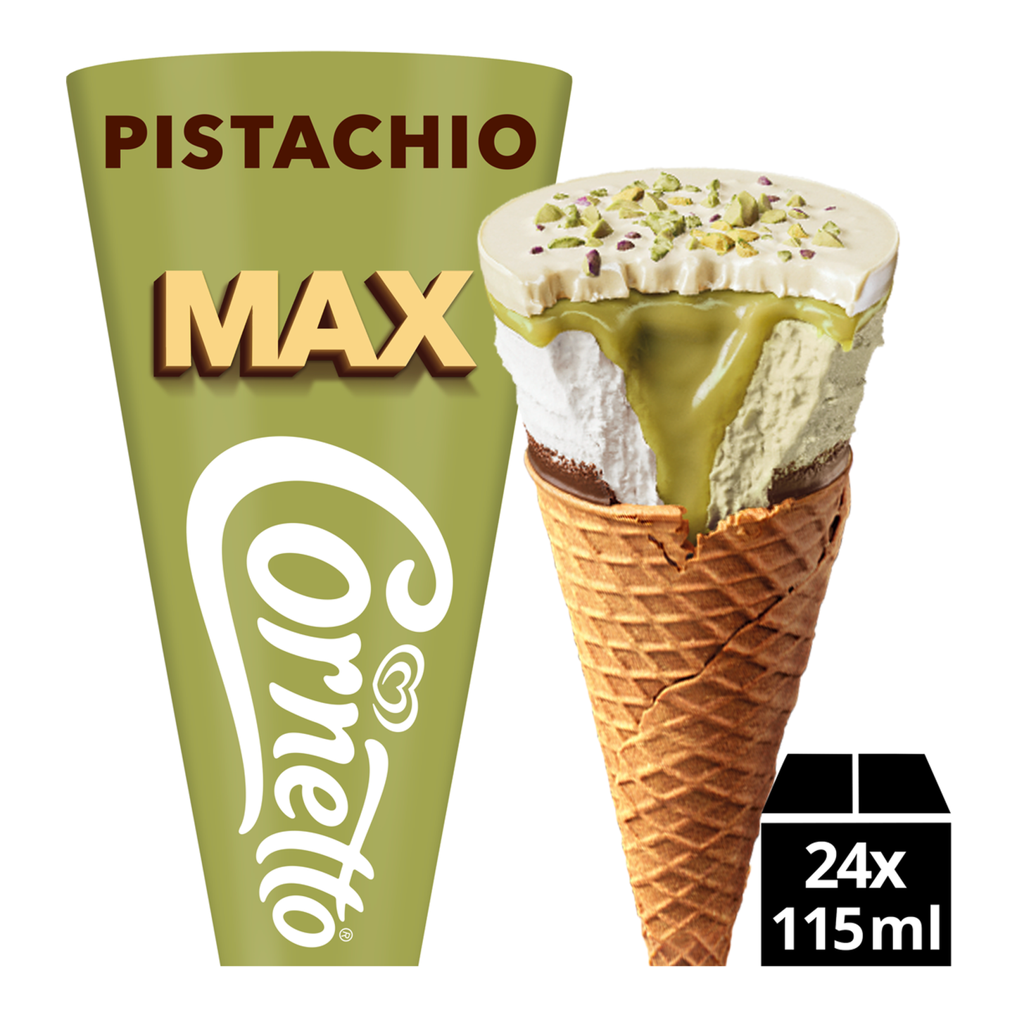 Ola handijs cornetto pistache max (24x 115ml)