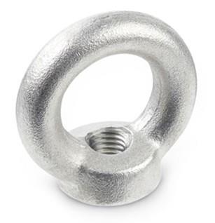 Tuerca de ojo m20 d582 acero inoxidable a2