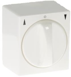 Interruttore rotante per tenda da parete bianco - 4660110