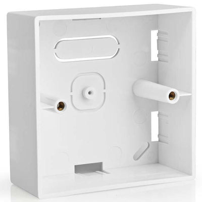 NEDIS WIFIWB10WT Caja de construcción Montaje de pared 86 x 86 mm blanco