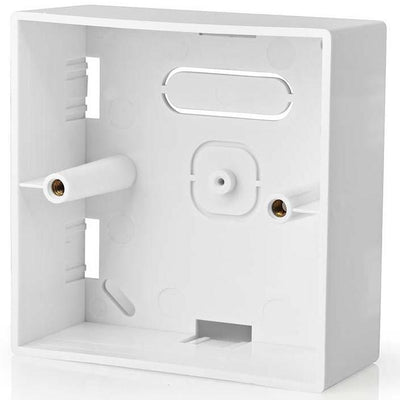 NEDIS WIFIWB10WT Caja de construcción Montaje de pared 86 x 86 mm blanco