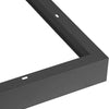 Enzo opbouwframe voor led paneel 60x60x5cm zwart - 5417883