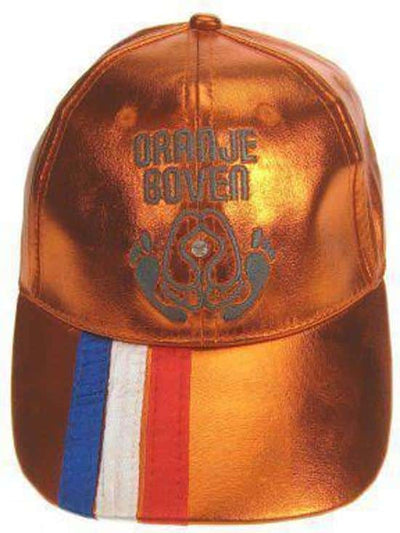 Van der Doelen Oranje sopra il cappello con elastico dietro