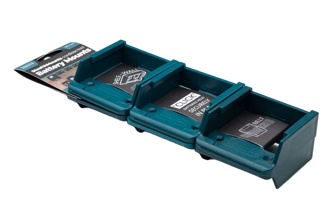 Portabatteria Stealthmounts bm-mk18-blu-6 per makita 18v lxt | blu | Confezione da 6 - bm-mk18-blu-6