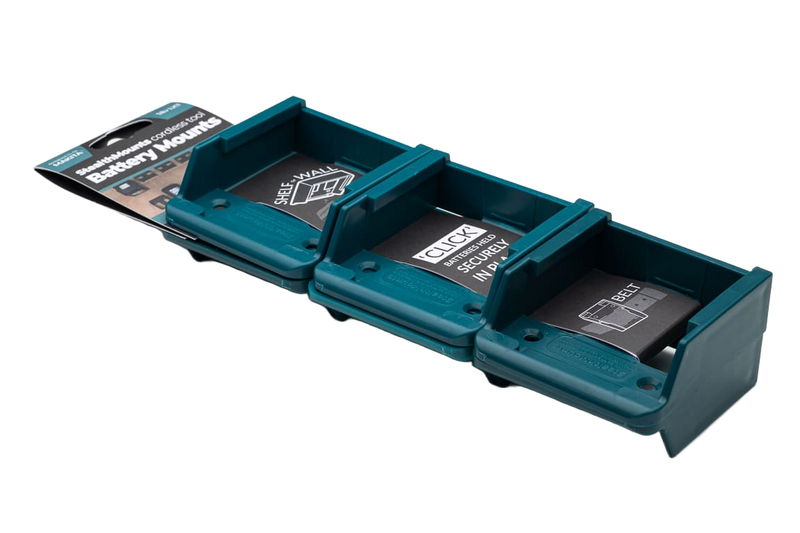 Stealthmounts bm-mk18-blu-6 accuhouder voor makita 18v lxt | blauw | 6-pack - bm-mk18-blu-6
