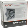 Orno baño - ventilador de inodoro blanco 125 mm + temporizador - 8611060
