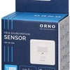 Enzo orno bewegingsmelder inbouw wand wit - geluidsdetectie - 3900339