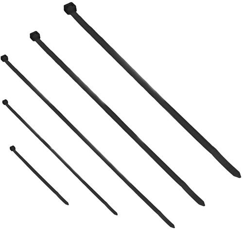 Orno sujetacables 5x20 piezas surtido bolsa negra (100) - 4113445
