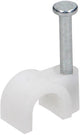 Enzo orno kabelclip 4mm rond wit zak(25) - 4113200