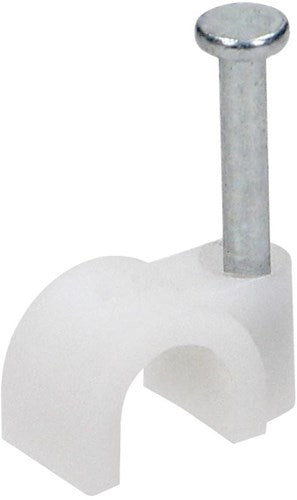 Fermacavo Orno sacchetto bianco rotondo da 8 mm (25) - 4113204