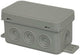 Enzo orno kabeldoos ip54 grijs smal 80x45x41mm - 4034055