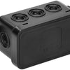 Enzo orno kabeldoos ip54 zwart smal 80x45x41mm - 4034050