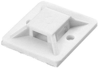Orno montura adhesiva para brida 30x30mm bolsa blanca (50) - 4113484