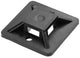 Sella adesiva Orno per fascetta 30x30mm nera sacchetto (50) - 4113486