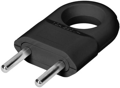 Orno enchufe euro con argolla de remolque negro - 6140236