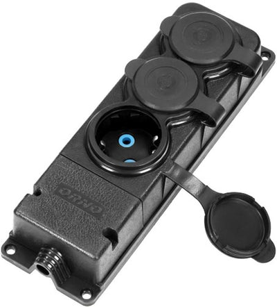 Presa da tavolo Orno swd prof nera ip44 3v con valvola - 6871955