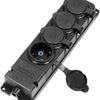 Toma de mesa orno swd prof negro ip44 4v con válvula - 6871956