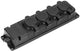 Toma de mesa orno swd prof negro ip44 4v con válvula - 6871956