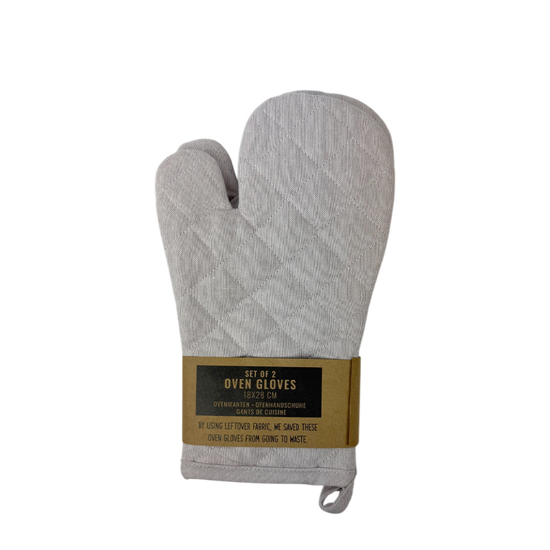 Guanto da forno crema 18x28cm 2 pezzi