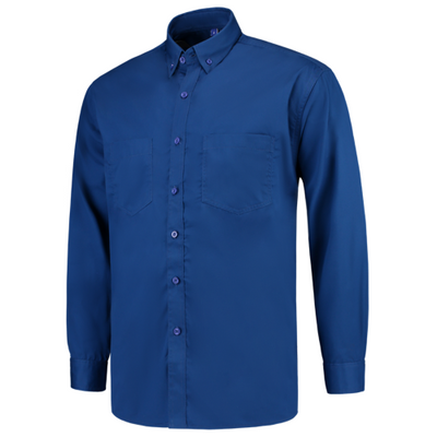 Camisa de trabajo manga larga cobalto l