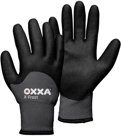 Oxxa x-frost veiligheidshandschoen 51-860 grijs zwart, 10 - 15186010 - 15186010